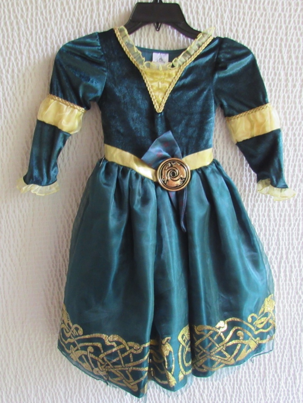 Disney Brave Princess Merida DRESS Size 4 Halloween Costume Girls Castle